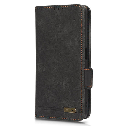 For Oppo A1 5G Wallet Stand Cover Hardware Decor Anti-scratch PU Leather Phone Case