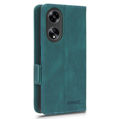 For Oppo A1 5G Wallet Stand Cover Hardware Decor Anti-scratch PU Leather Phone Case