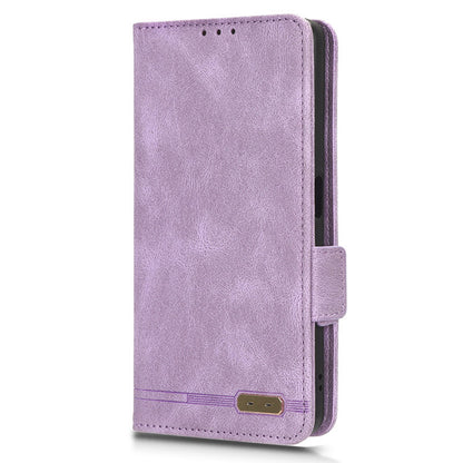 For Oppo A1 5G Wallet Stand Cover Hardware Decor Anti-scratch PU Leather Phone Case