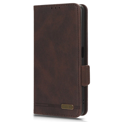 For Oppo A1 5G Wallet Stand Cover Hardware Decor Anti-scratch PU Leather Phone Case