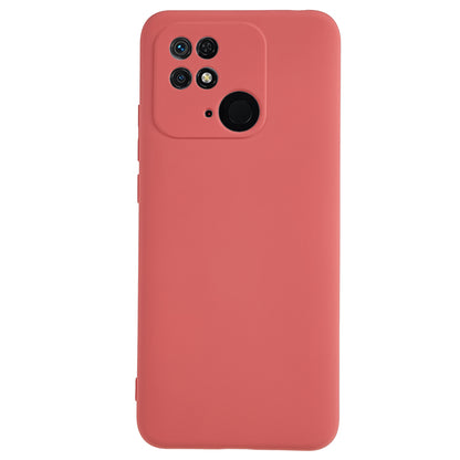 For Xiaomi Redmi 10C 4G Rubberized Phone Case Scratch Proof Fiber Lining Soft TPU Back Cover
