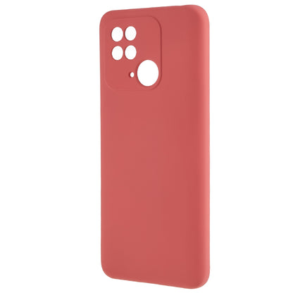 For Xiaomi Redmi 10C 4G Rubberized Phone Case Scratch Proof Fiber Lining Soft TPU Back Cover