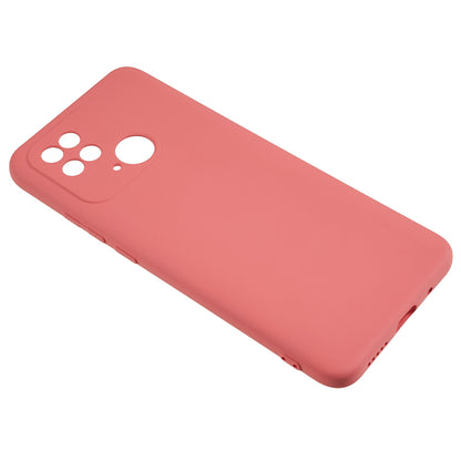 For Xiaomi Redmi 10C 4G Rubberized Phone Case Scratch Proof Fiber Lining Soft TPU Back Cover
