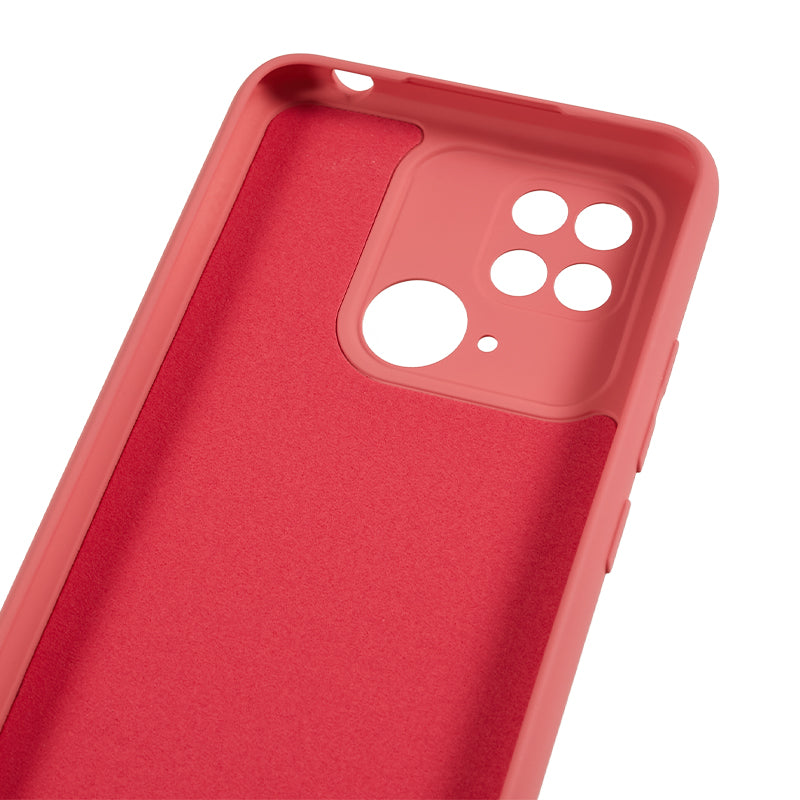 For Xiaomi Redmi 10C 4G Rubberized Phone Case Scratch Proof Fiber Lining Soft TPU Back Cover