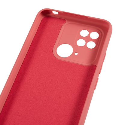 For Xiaomi Redmi 10C 4G Rubberized Phone Case Scratch Proof Fiber Lining Soft TPU Back Cover