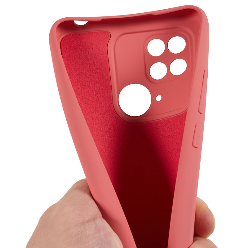 For Xiaomi Redmi 10C 4G Rubberized Phone Case Scratch Proof Fiber Lining Soft TPU Back Cover