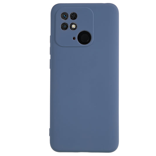 For Xiaomi Redmi 10C 4G Rubberized Phone Case Scratch Proof Fiber Lining Soft TPU Back Cover