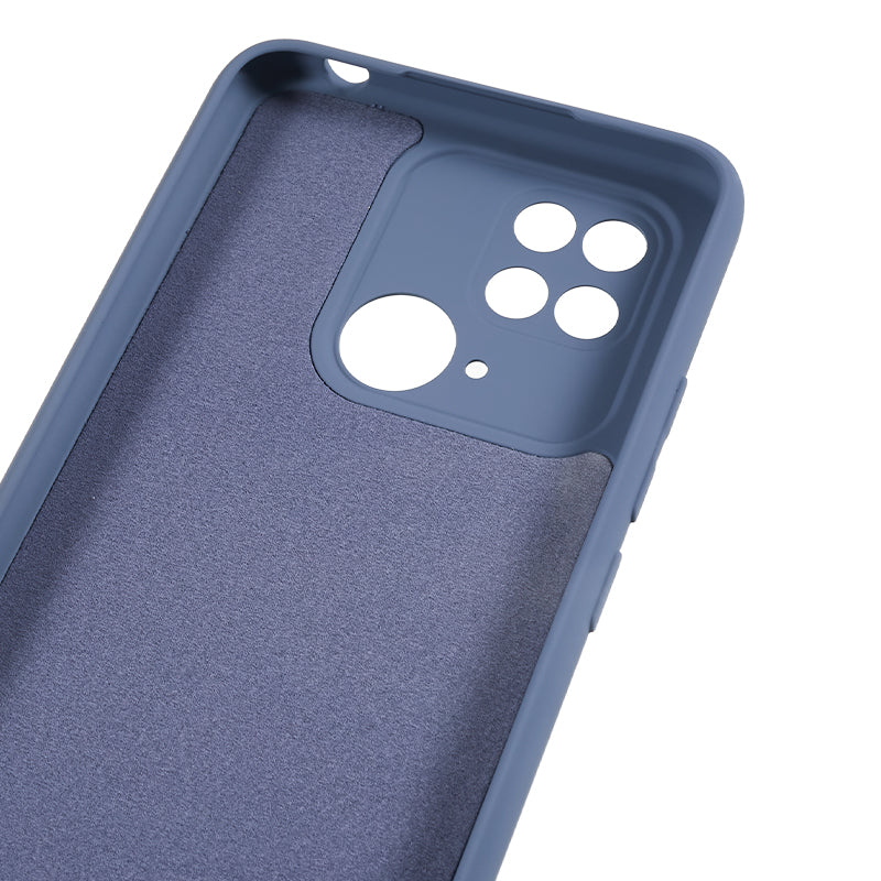 For Xiaomi Redmi 10C 4G Rubberized Phone Case Scratch Proof Fiber Lining Soft TPU Back Cover