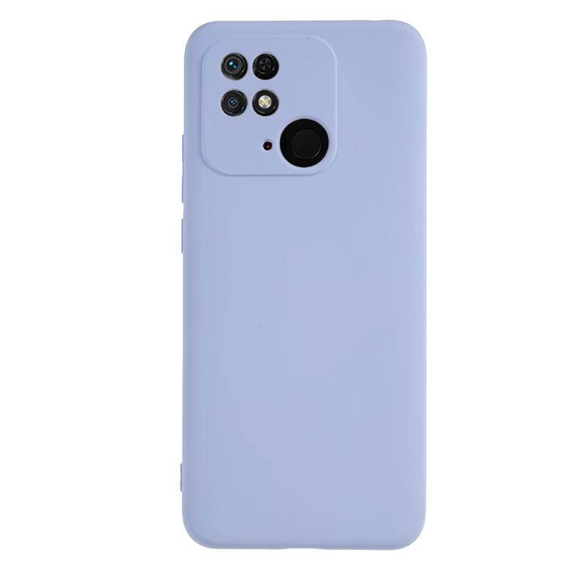 For Xiaomi Redmi 10C 4G Rubberized Phone Case Scratch Proof Fiber Lining Soft TPU Back Cover