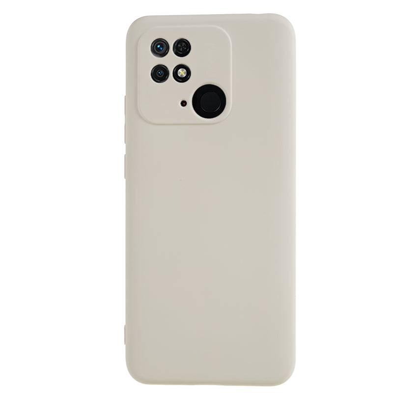 For Xiaomi Redmi 10C 4G Rubberized Phone Case Scratch Proof Fiber Lining Soft TPU Back Cover