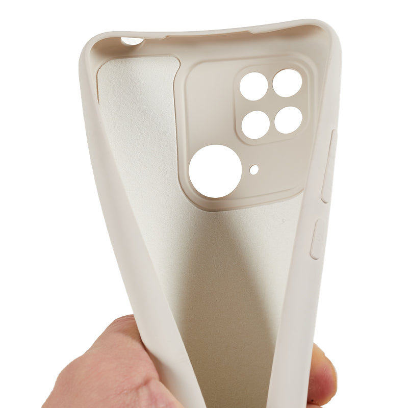 For Xiaomi Redmi 10C 4G Rubberized Phone Case Scratch Proof Fiber Lining Soft TPU Back Cover