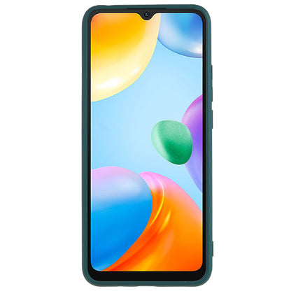 For Xiaomi Redmi 10C 4G Rubberized Phone Case Scratch Proof Fiber Lining Soft TPU Back Cover