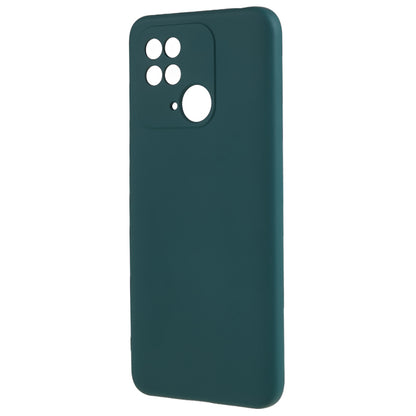 For Xiaomi Redmi 10C 4G Rubberized Phone Case Scratch Proof Fiber Lining Soft TPU Back Cover