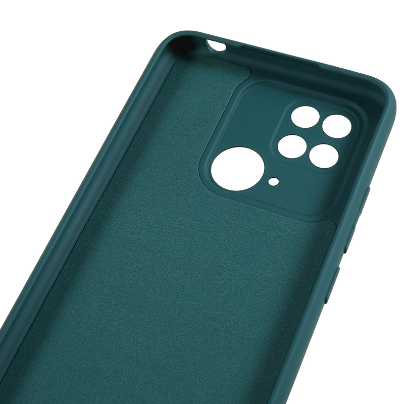 For Xiaomi Redmi 10C 4G Rubberized Phone Case Scratch Proof Fiber Lining Soft TPU Back Cover