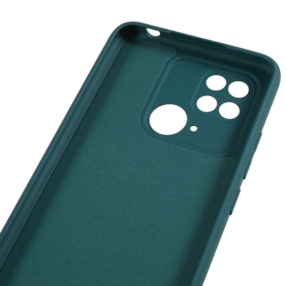 For Xiaomi Redmi 10C 4G Rubberized Phone Case Scratch Proof Fiber Lining Soft TPU Back Cover