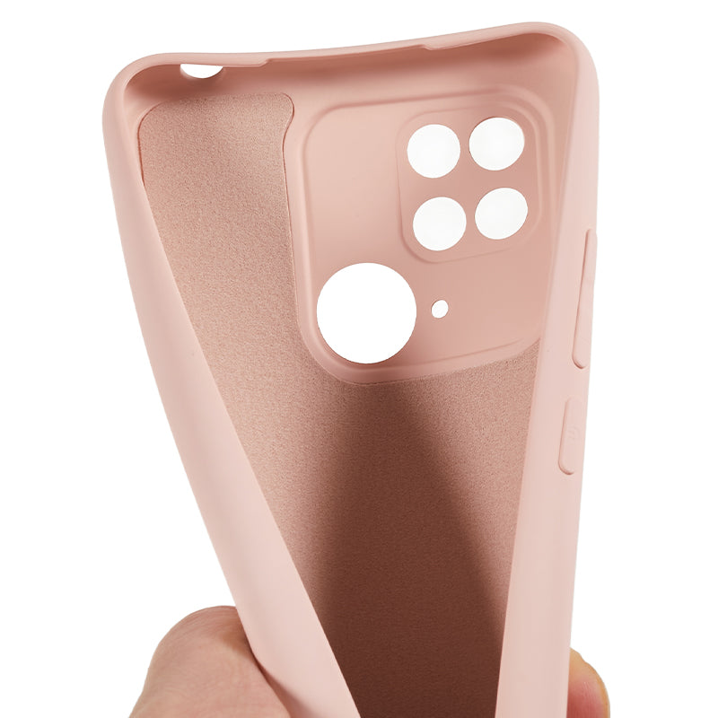 For Xiaomi Redmi 10C 4G Rubberized Phone Case Scratch Proof Fiber Lining Soft TPU Back Cover