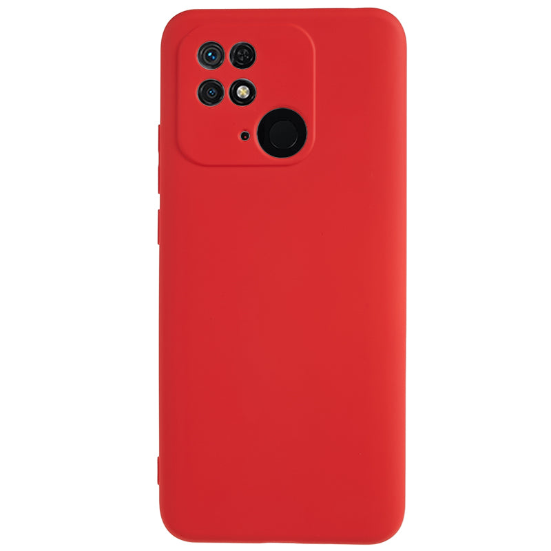 For Xiaomi Redmi 10C 4G Rubberized Phone Case Scratch Proof Fiber Lining Soft TPU Back Cover