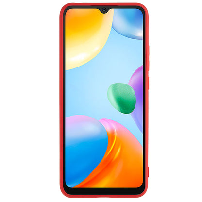 For Xiaomi Redmi 10C 4G Rubberized Phone Case Scratch Proof Fiber Lining Soft TPU Back Cover