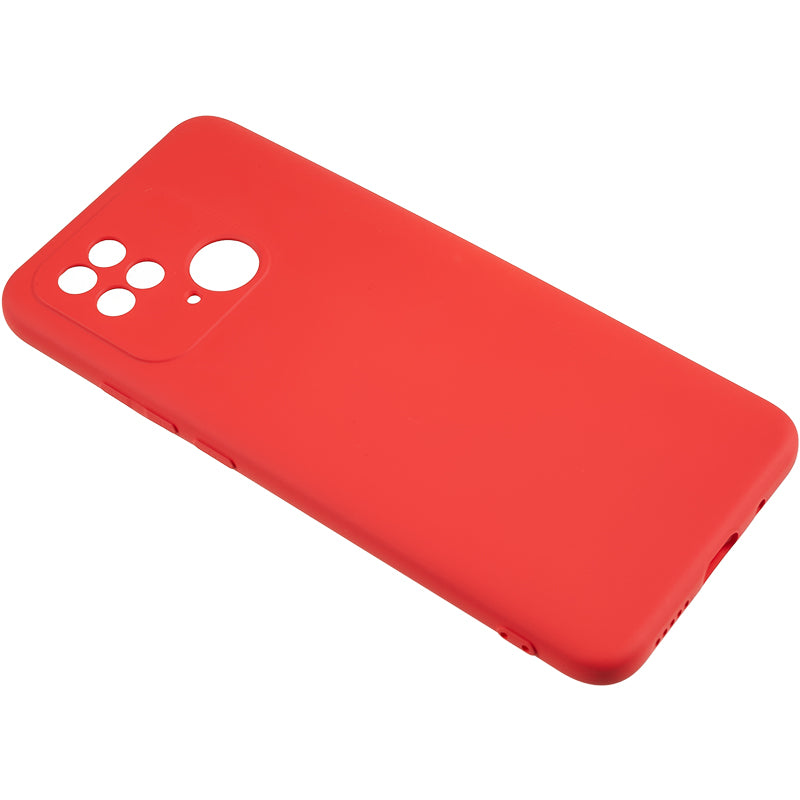 For Xiaomi Redmi 10C 4G Rubberized Phone Case Scratch Proof Fiber Lining Soft TPU Back Cover