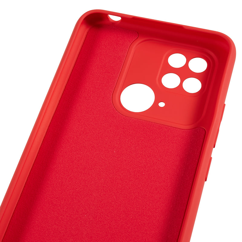 For Xiaomi Redmi 10C 4G Rubberized Phone Case Scratch Proof Fiber Lining Soft TPU Back Cover