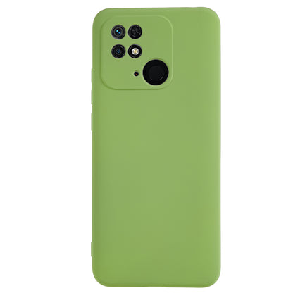 For Xiaomi Redmi 10C 4G Rubberized Phone Case Scratch Proof Fiber Lining Soft TPU Back Cover