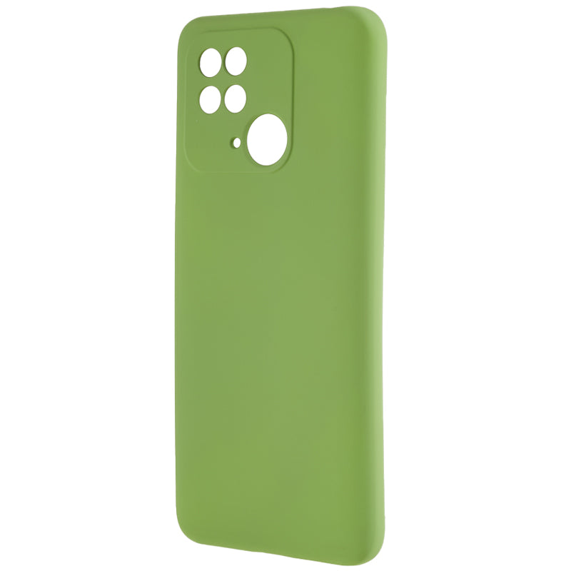 For Xiaomi Redmi 10C 4G Rubberized Phone Case Scratch Proof Fiber Lining Soft TPU Back Cover