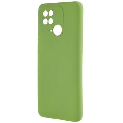 For Xiaomi Redmi 10C 4G Rubberized Phone Case Scratch Proof Fiber Lining Soft TPU Back Cover