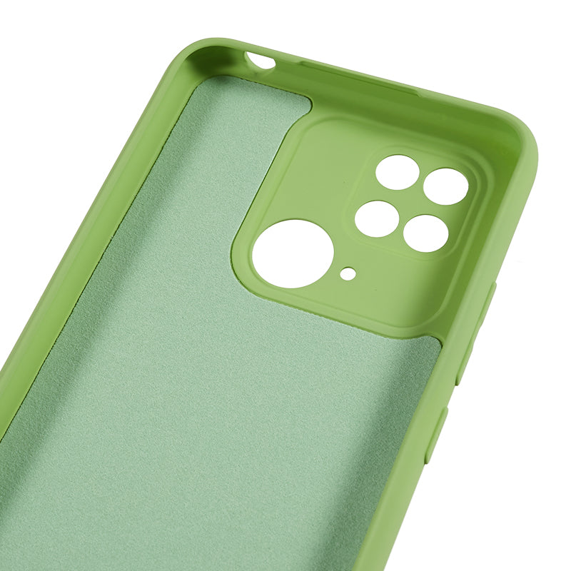 For Xiaomi Redmi 10C 4G Rubberized Phone Case Scratch Proof Fiber Lining Soft TPU Back Cover