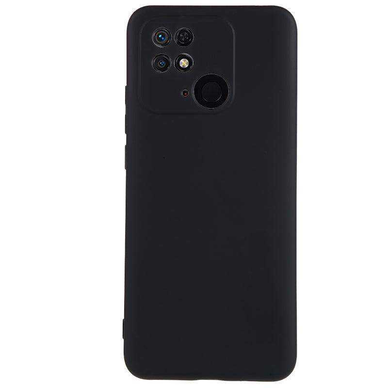 For Xiaomi Redmi 10C 4G Rubberized Phone Case Scratch Proof Fiber Lining Soft TPU Back Cover