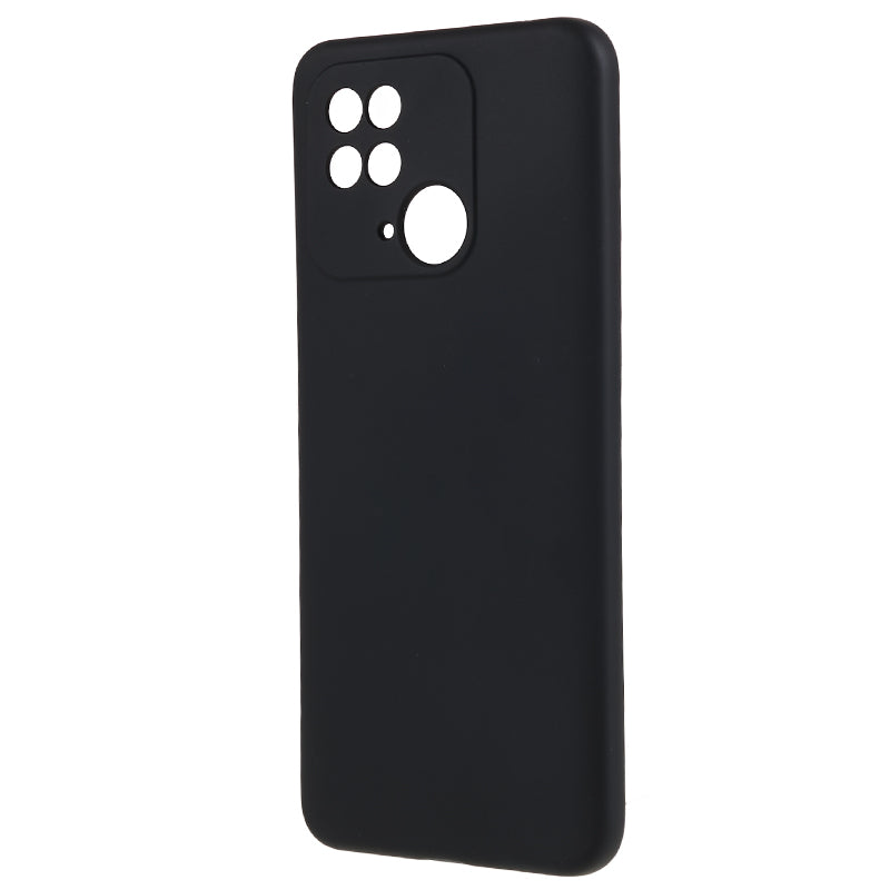 For Xiaomi Redmi 10C 4G Rubberized Phone Case Scratch Proof Fiber Lining Soft TPU Back Cover
