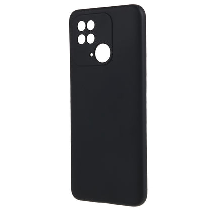For Xiaomi Redmi 10C 4G Rubberized Phone Case Scratch Proof Fiber Lining Soft TPU Back Cover