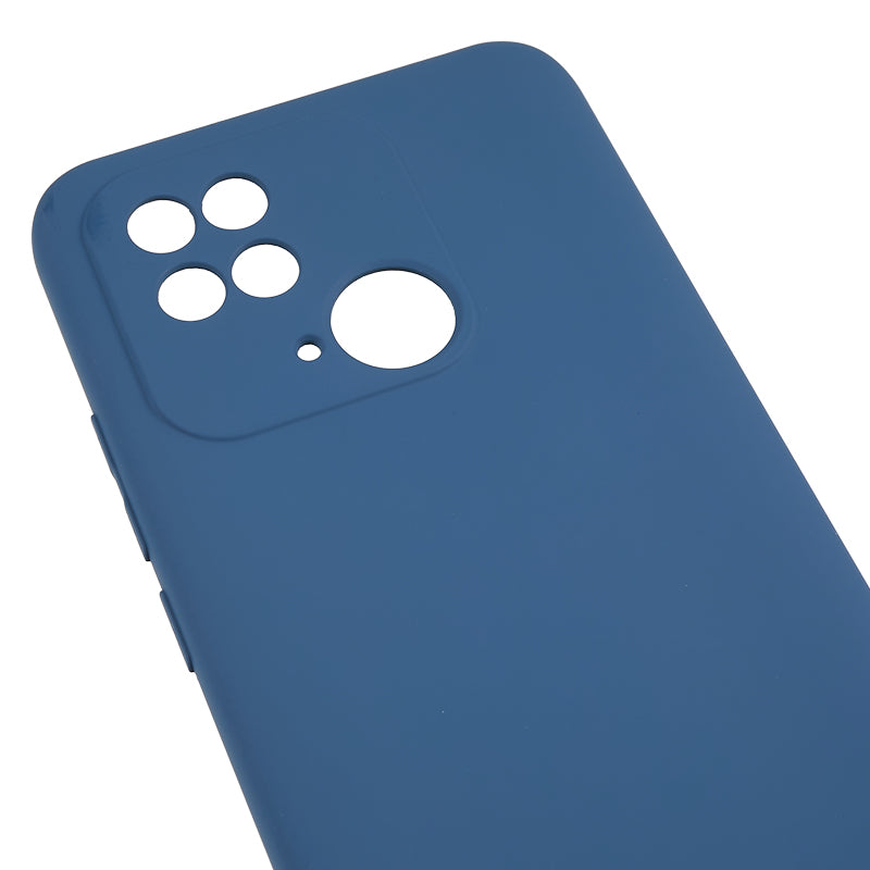 For Xiaomi Redmi 10C 4G Rubberized Phone Case Scratch Proof Fiber Lining Soft TPU Back Cover