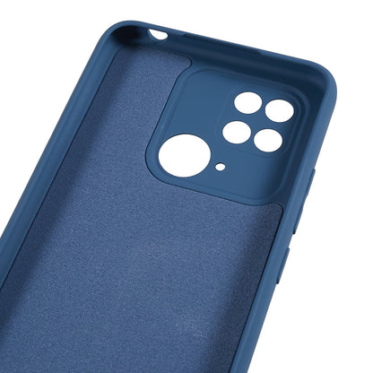 For Xiaomi Redmi 10C 4G Rubberized Phone Case Scratch Proof Fiber Lining Soft TPU Back Cover