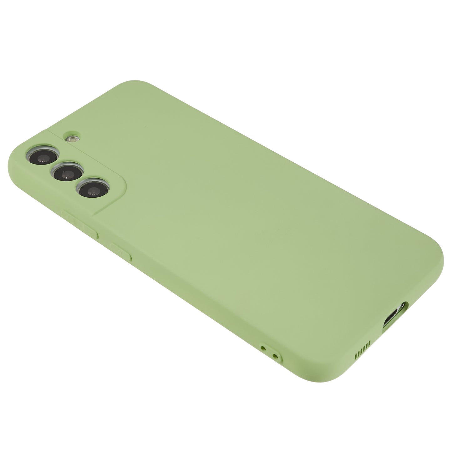 For Samsung Galaxy S21 FE 5G Rubberized TPU Phone Case Fiber Lining Anti-Scratch Cover