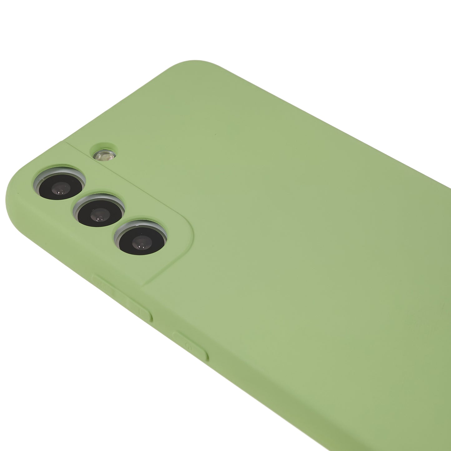 For Samsung Galaxy S21 FE 5G Rubberized TPU Phone Case Fiber Lining Anti-Scratch Cover