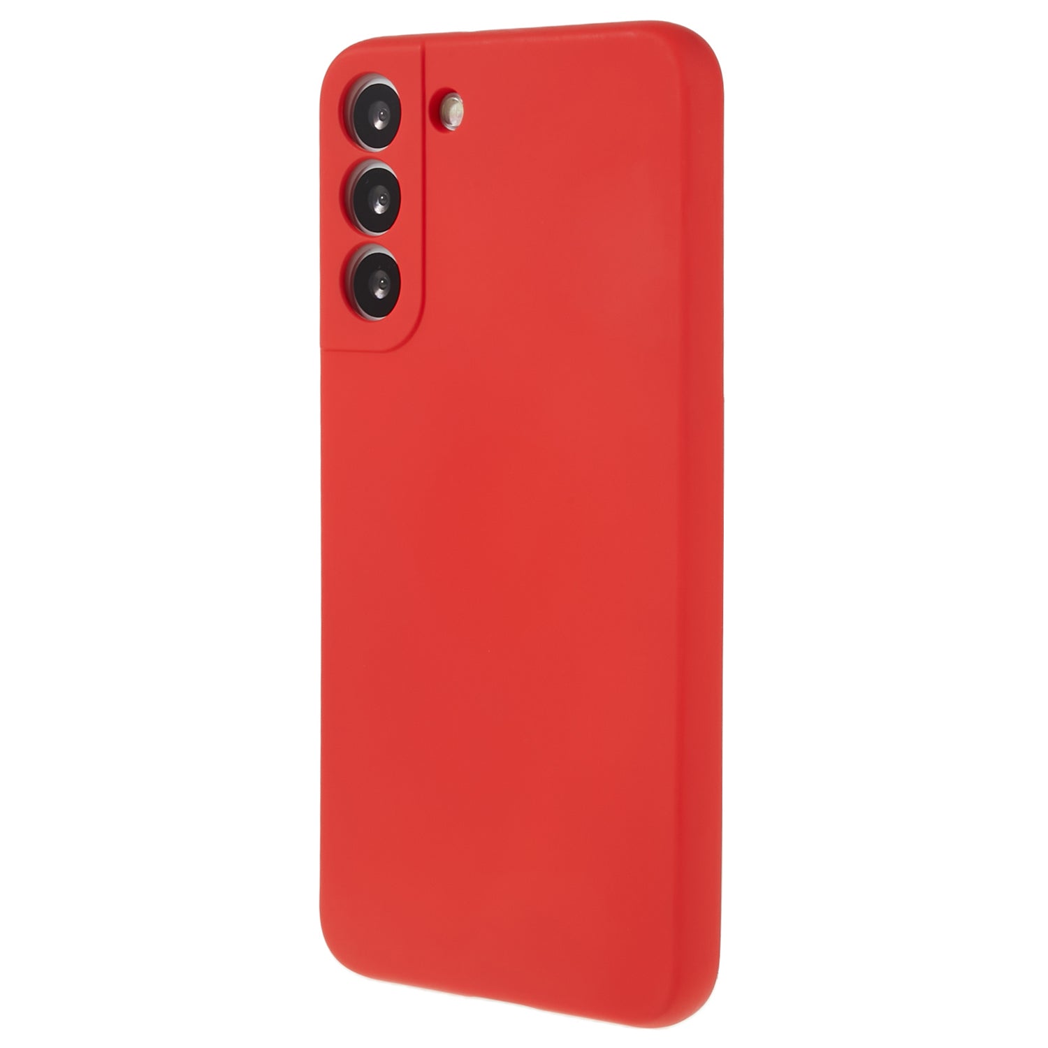 For Samsung Galaxy S21 FE 5G Rubberized TPU Phone Case Fiber Lining Anti-Scratch Cover