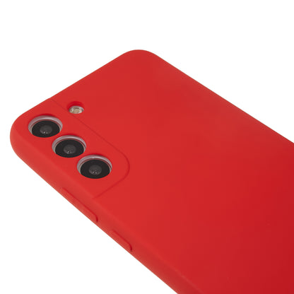 For Samsung Galaxy S21 FE 5G Rubberized TPU Phone Case Fiber Lining Anti-Scratch Cover