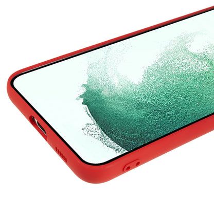 For Samsung Galaxy S21 FE 5G Rubberized TPU Phone Case Fiber Lining Anti-Scratch Cover