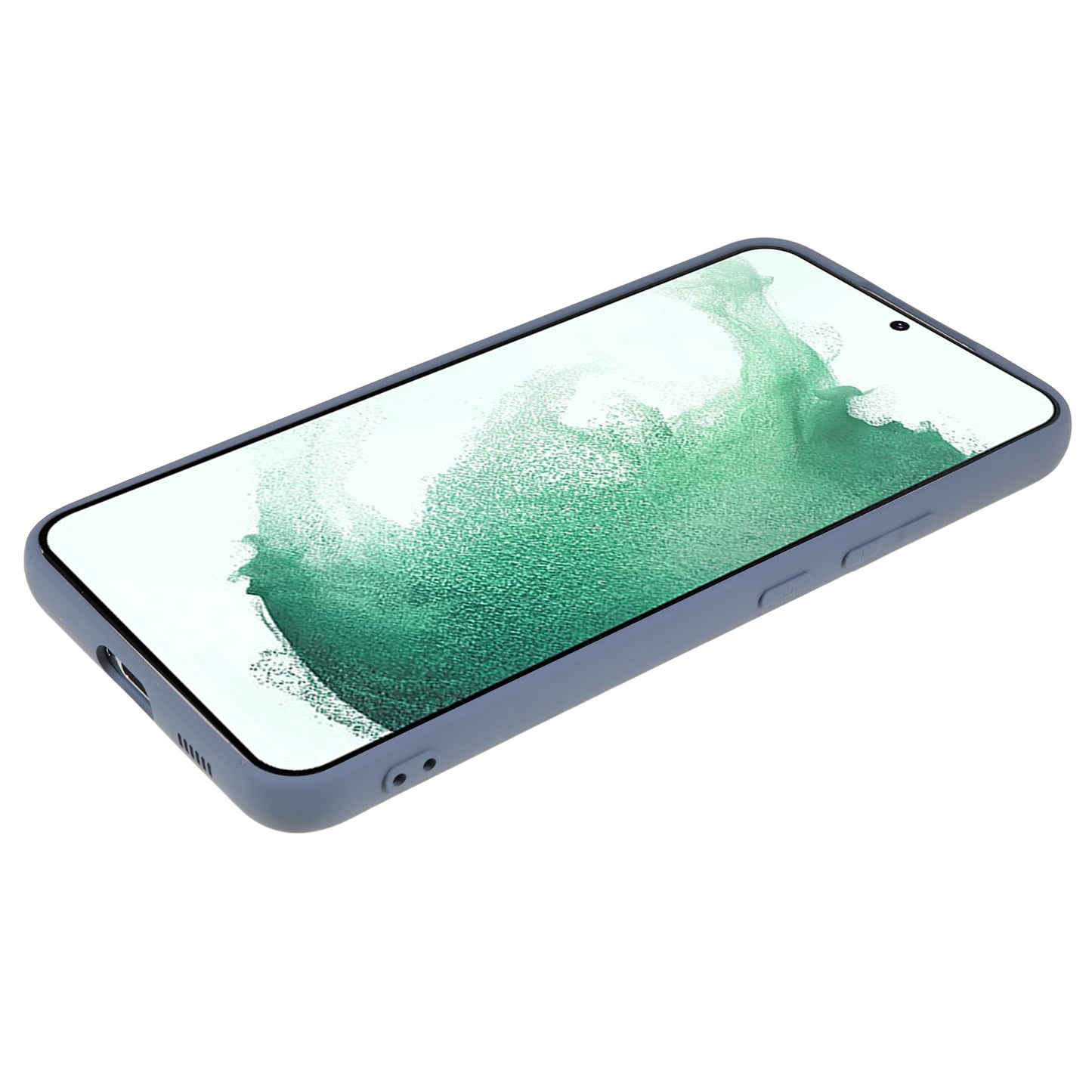 For Samsung Galaxy S21 FE 5G Rubberized TPU Phone Case Fiber Lining Anti-Scratch Cover