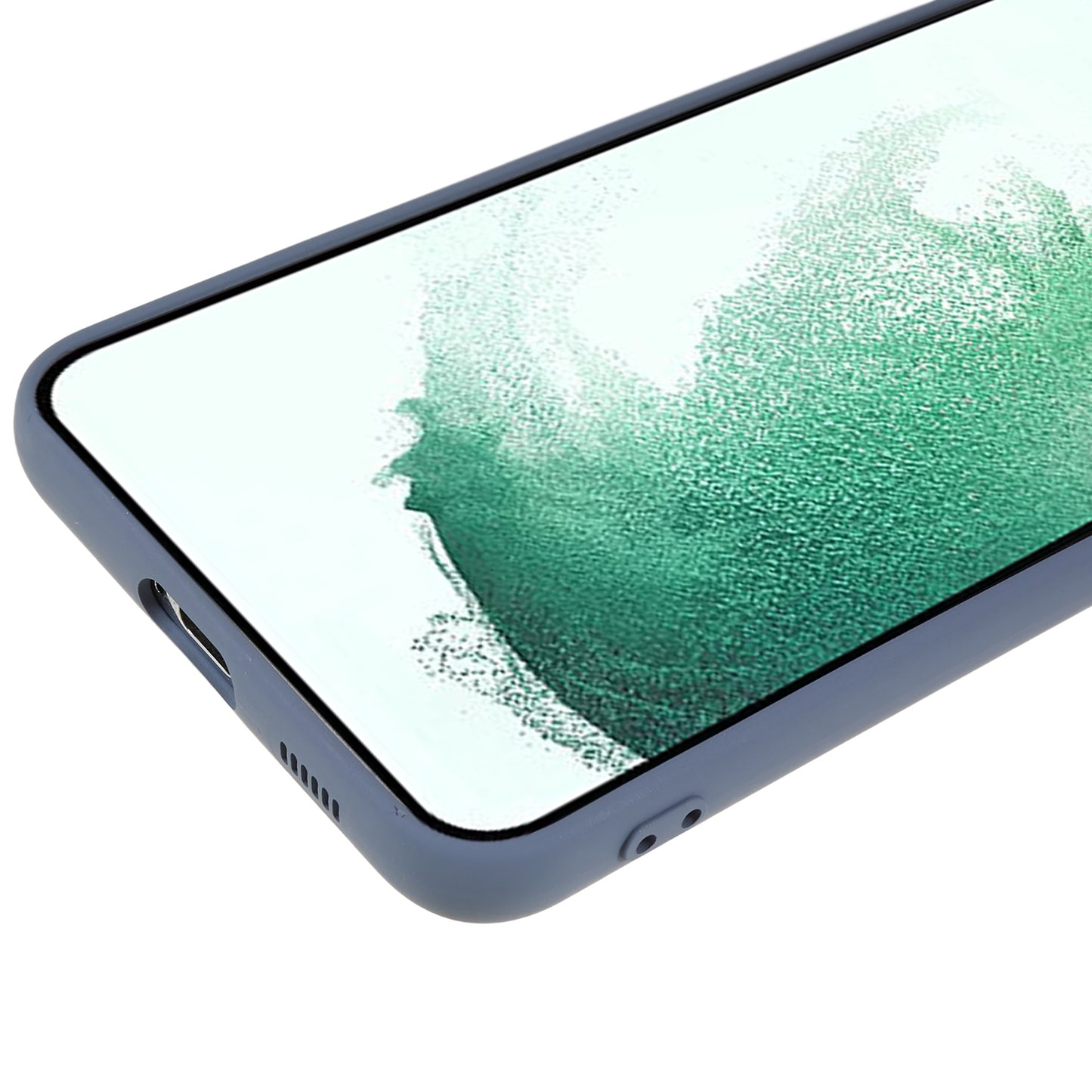 For Samsung Galaxy S21 FE 5G Rubberized TPU Phone Case Fiber Lining Anti-Scratch Cover