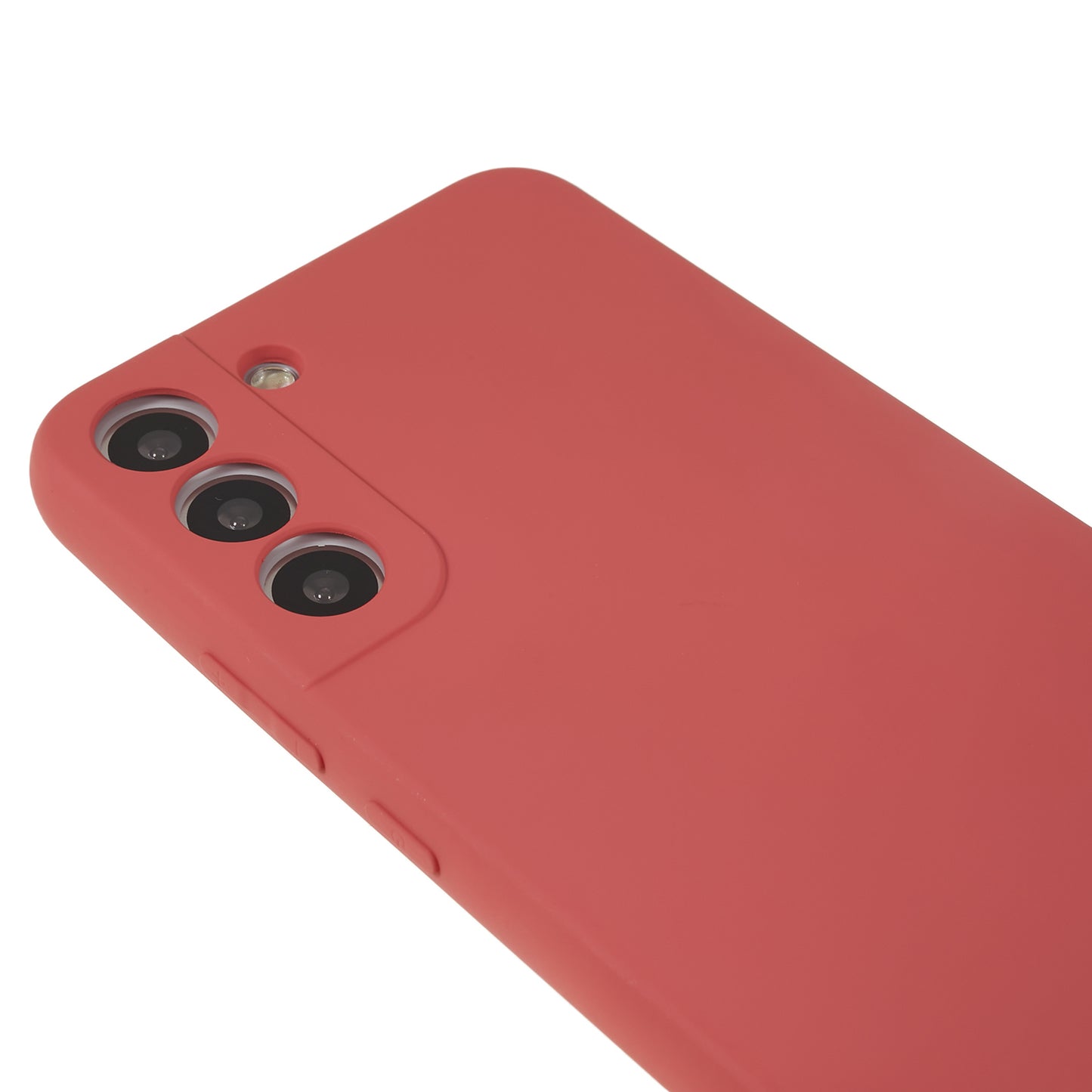 For Samsung Galaxy S21 FE 5G Rubberized TPU Phone Case Fiber Lining Anti-Scratch Cover