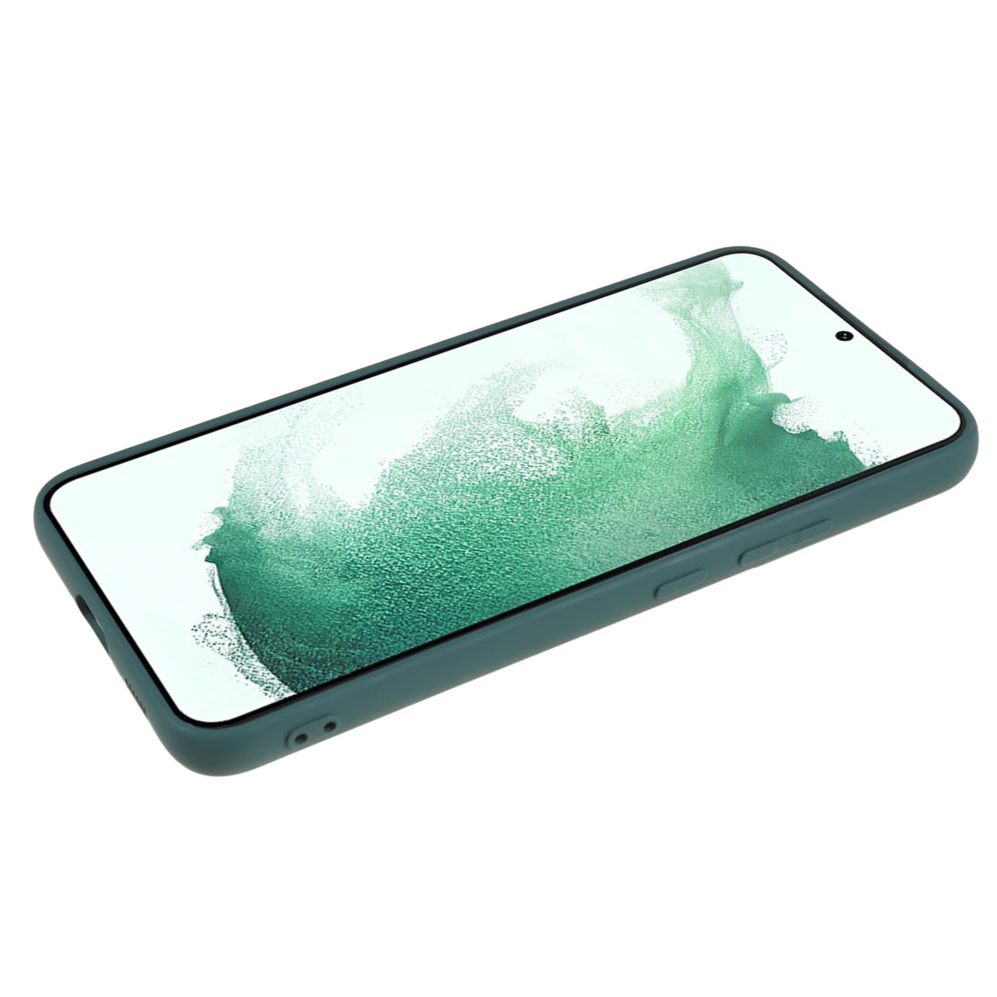 For Samsung Galaxy S21 FE 5G Rubberized TPU Phone Case Fiber Lining Anti-Scratch Cover