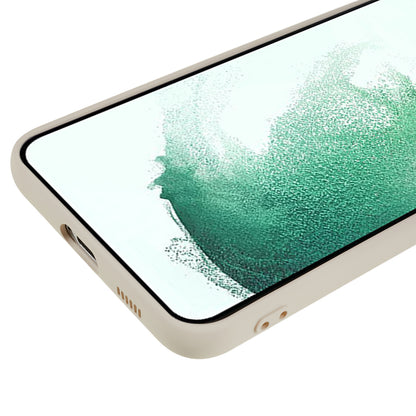 For Samsung Galaxy S21 FE 5G Rubberized TPU Phone Case Fiber Lining Anti-Scratch Cover