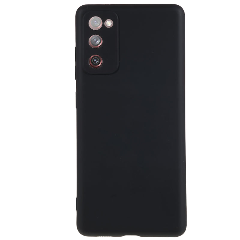 For Samsung Galaxy S20 Lite / S20 FE / S20 FE 5G / S20 FE 2022 Fiber Lining Rubberized TPU Cover Phone Case