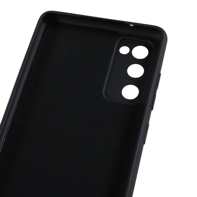 For Samsung Galaxy S20 Lite / S20 FE / S20 FE 5G / S20 FE 2022 Fiber Lining Rubberized TPU Cover Phone Case