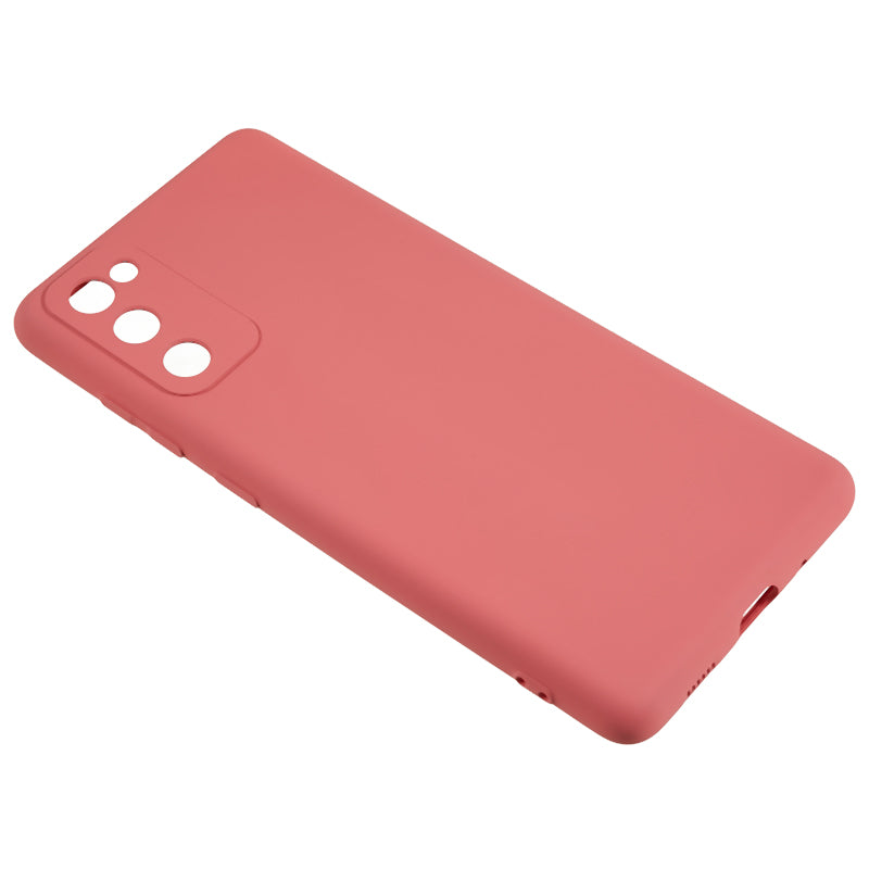 For Samsung Galaxy S20 Lite / S20 FE / S20 FE 5G / S20 FE 2022 Fiber Lining Rubberized TPU Cover Phone Case