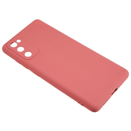 For Samsung Galaxy S20 Lite / S20 FE / S20 FE 5G / S20 FE 2022 Fiber Lining Rubberized TPU Cover Phone Case