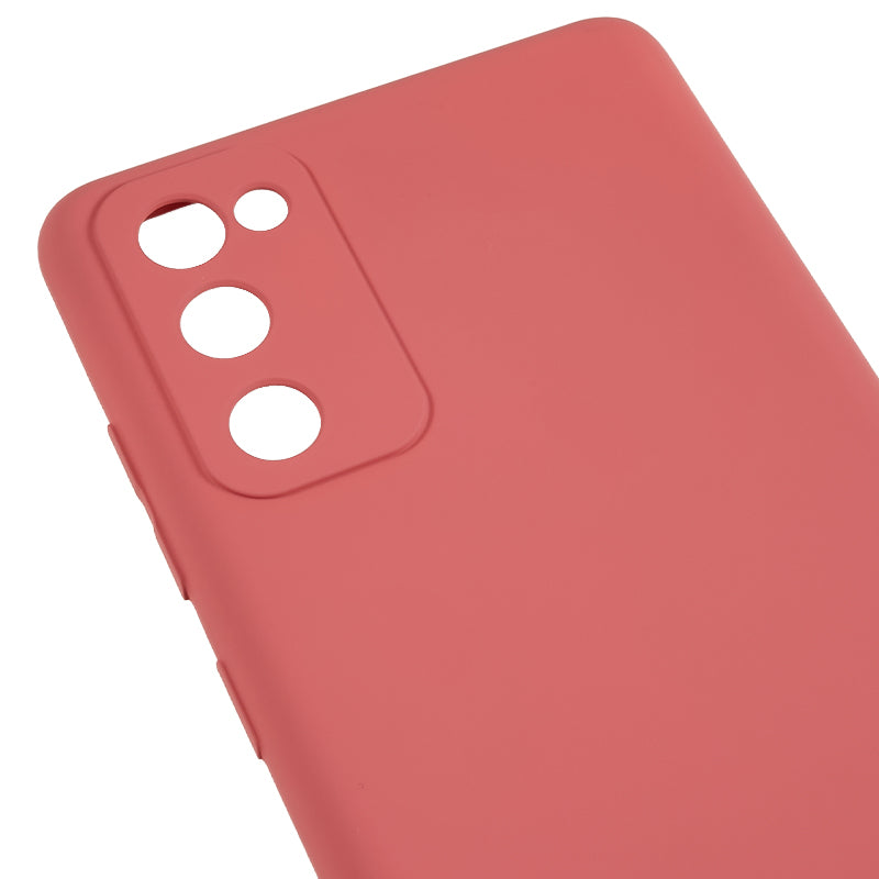 For Samsung Galaxy S20 Lite / S20 FE / S20 FE 5G / S20 FE 2022 Fiber Lining Rubberized TPU Cover Phone Case