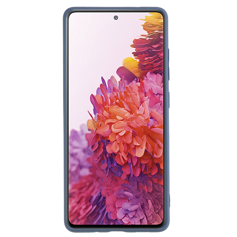 For Samsung Galaxy S20 Lite / S20 FE / S20 FE 5G / S20 FE 2022 Fiber Lining Rubberized TPU Cover Phone Case