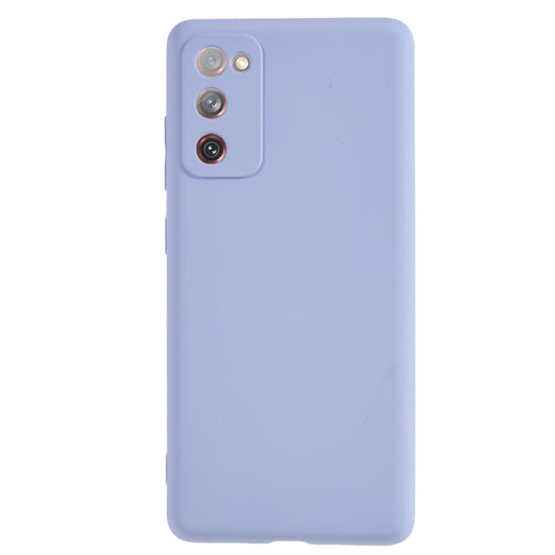 For Samsung Galaxy S20 Lite / S20 FE / S20 FE 5G / S20 FE 2022 Fiber Lining Rubberized TPU Cover Phone Case